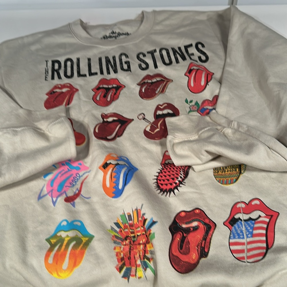 NWOT The Rolling Stones Tongues Sweatshirt - Picture 4 of 9